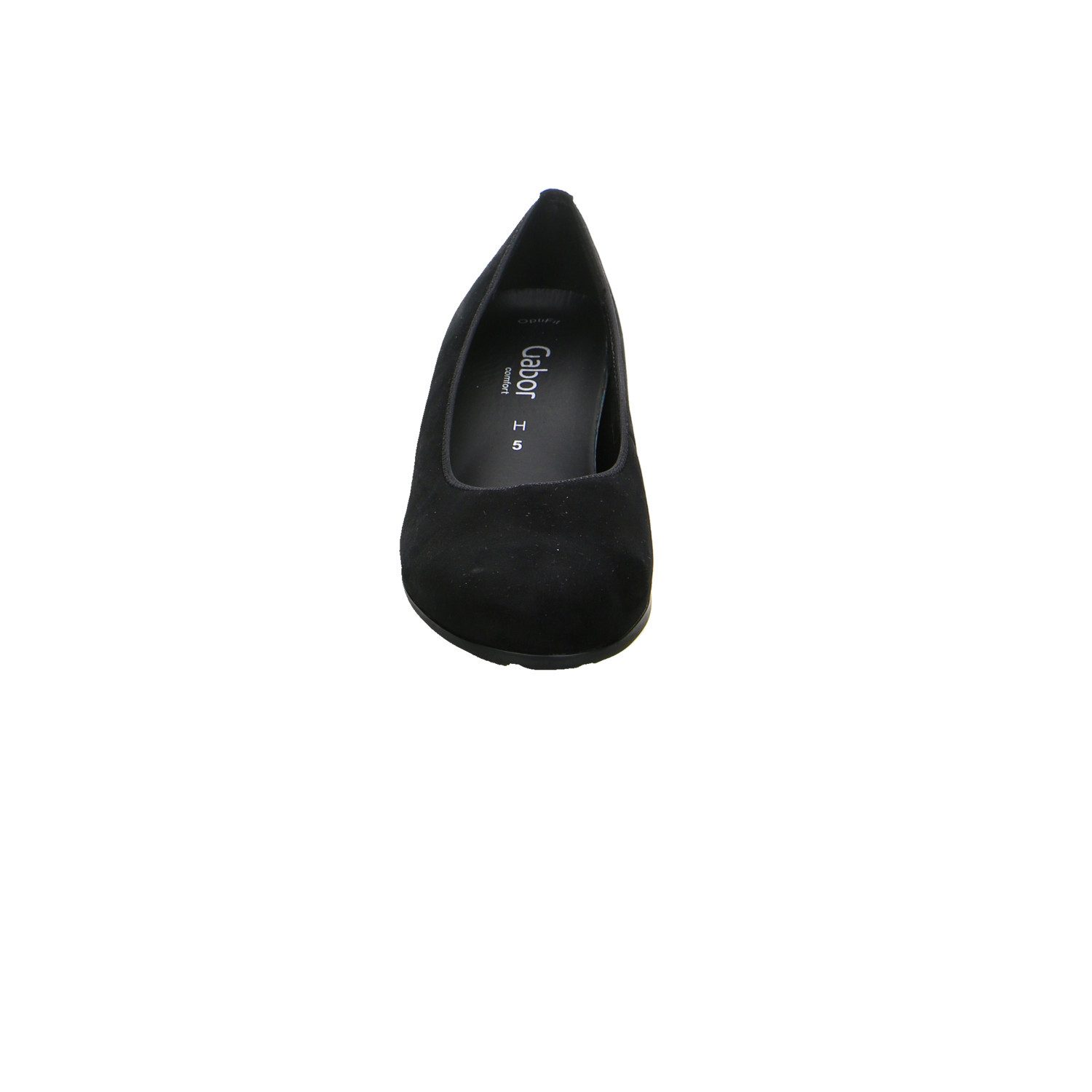 Gabor Comfort Gabor Fashion Velour Pumps mittlerer Absatz schwarz Pumps
