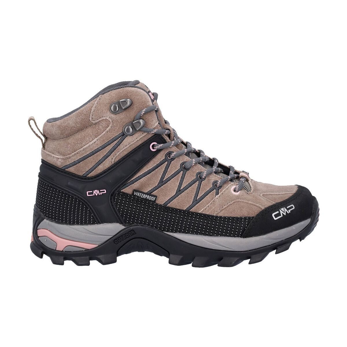CMP Rigel Mid W WP Boot Hikingschuh Damen Outdoorstiefel mit wasserdichter Membran, rutschfester Sohle
