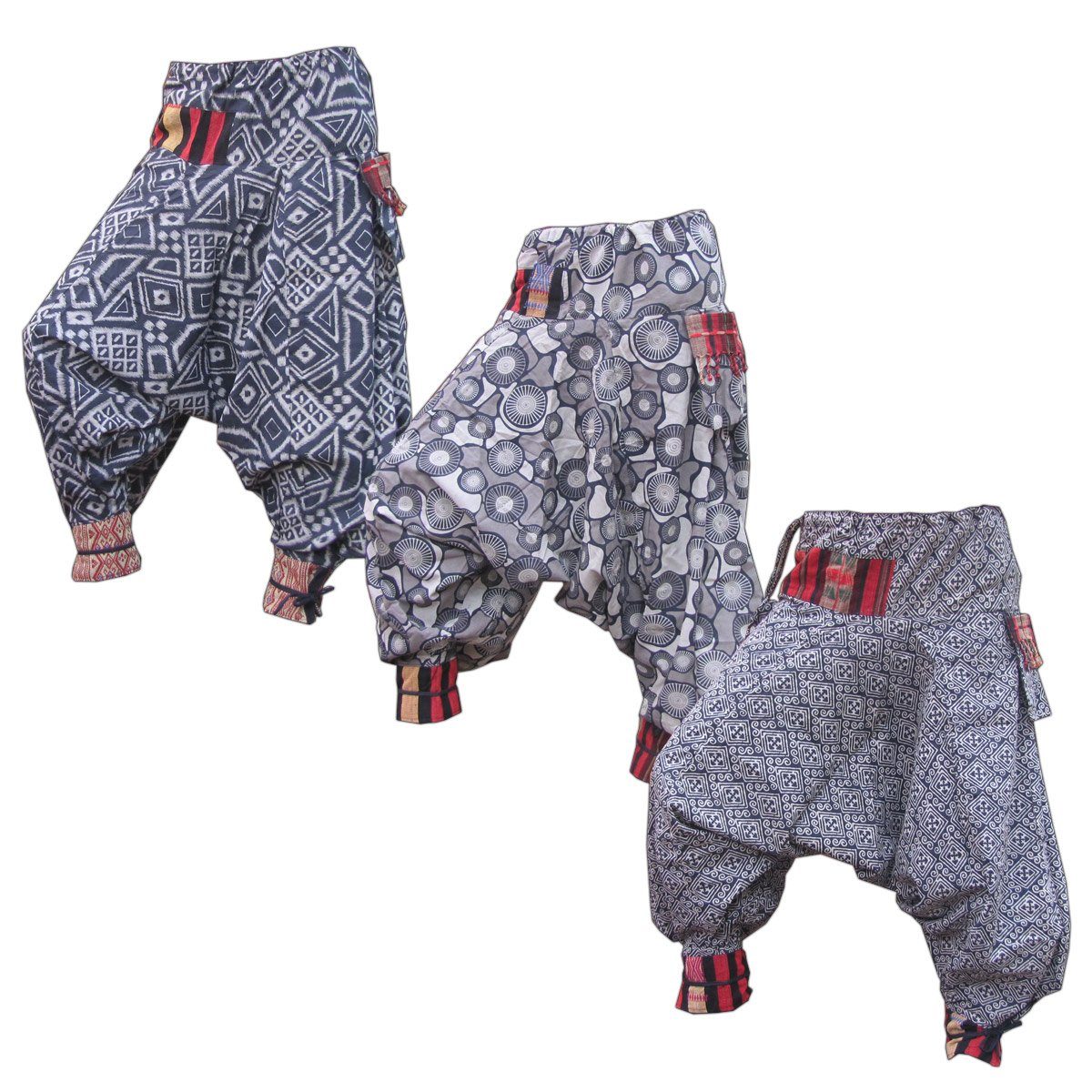 PANASIAM Pumphose Aladinhose Handarbeit mit farbigen günstig online kaufen