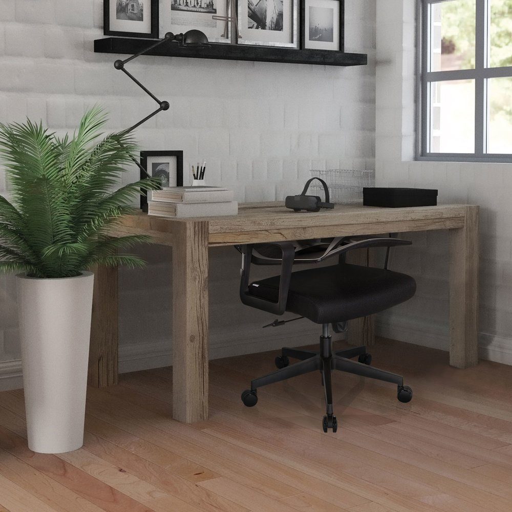 St), Home OFFICE hjh ENCO ergonomisch Office Drehstuhl Bürostuhl (1 Schreibtischstuhl Stoff/Netzstoff