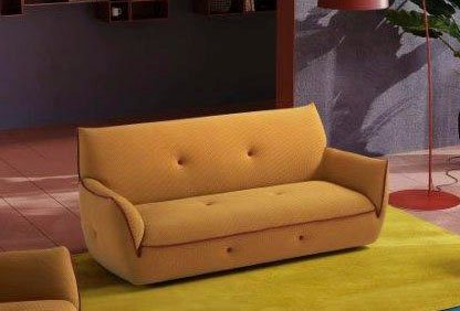 Egoitaliano 2,5-Sitzer Yuki, extravagantes Design und höchster Sitzkomfort, tolle Details, Solitärmöbel, mit bioelasatische MIcrofaser BOUNCE bezogen