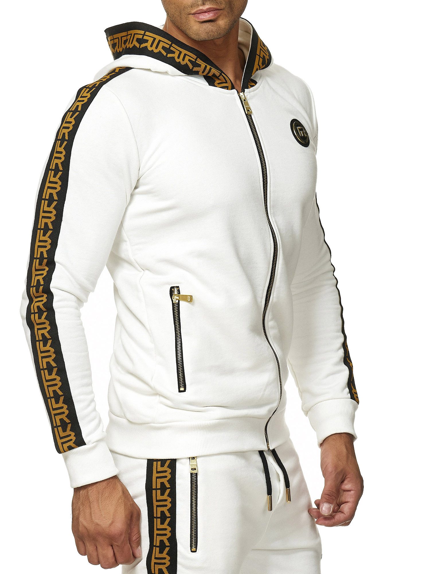 RedBridge Kapuzensweatjacke Herren Kapuzenpullover mit Reißverschluss günstig online kaufen