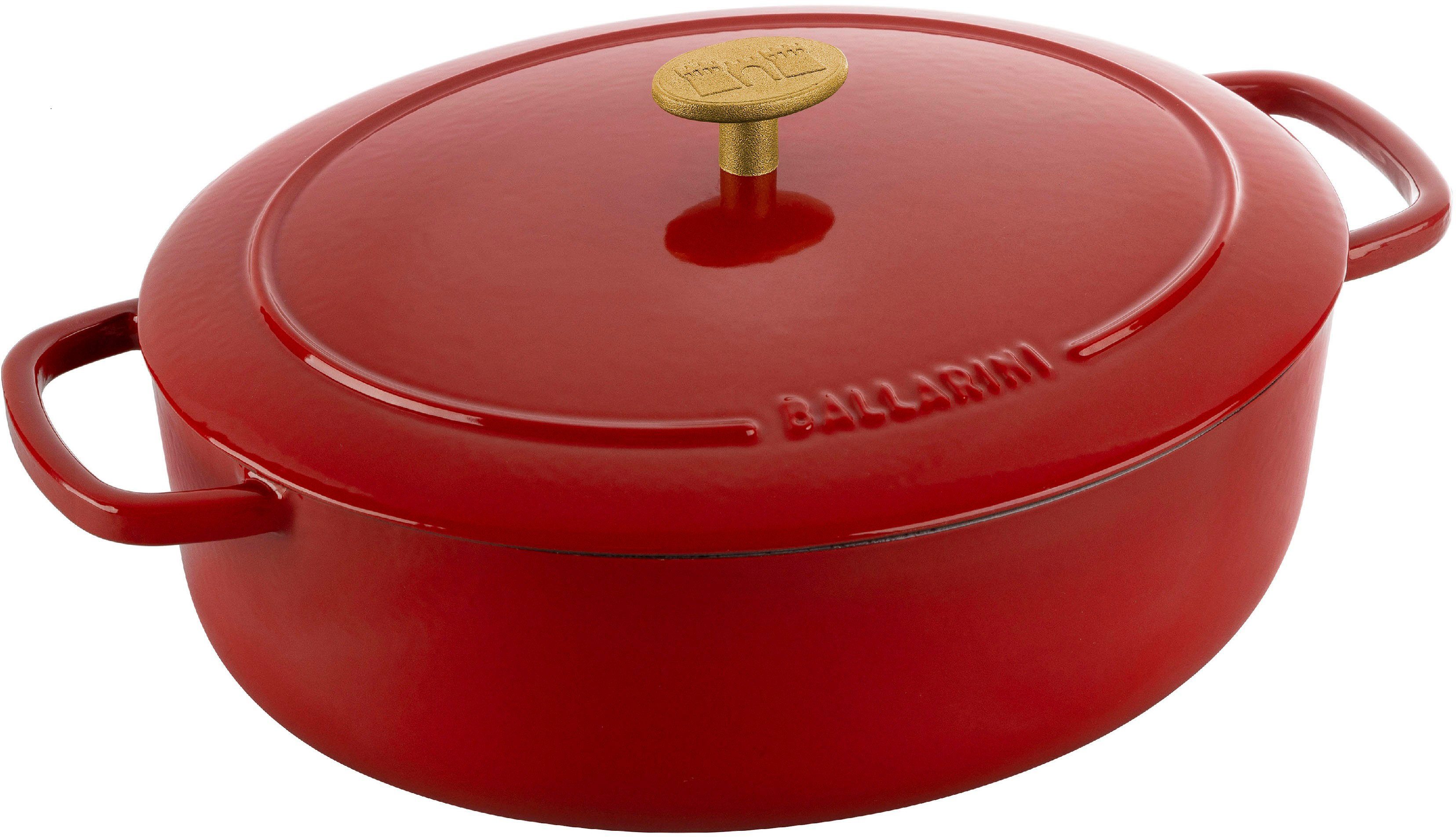 BALLARINI Кастрюли жаровни Bellamonte Cocotte, Gusseisen (1-tlg), robust, kratzfeste Emaille-Beschichtung, spülmaschinengeeignet