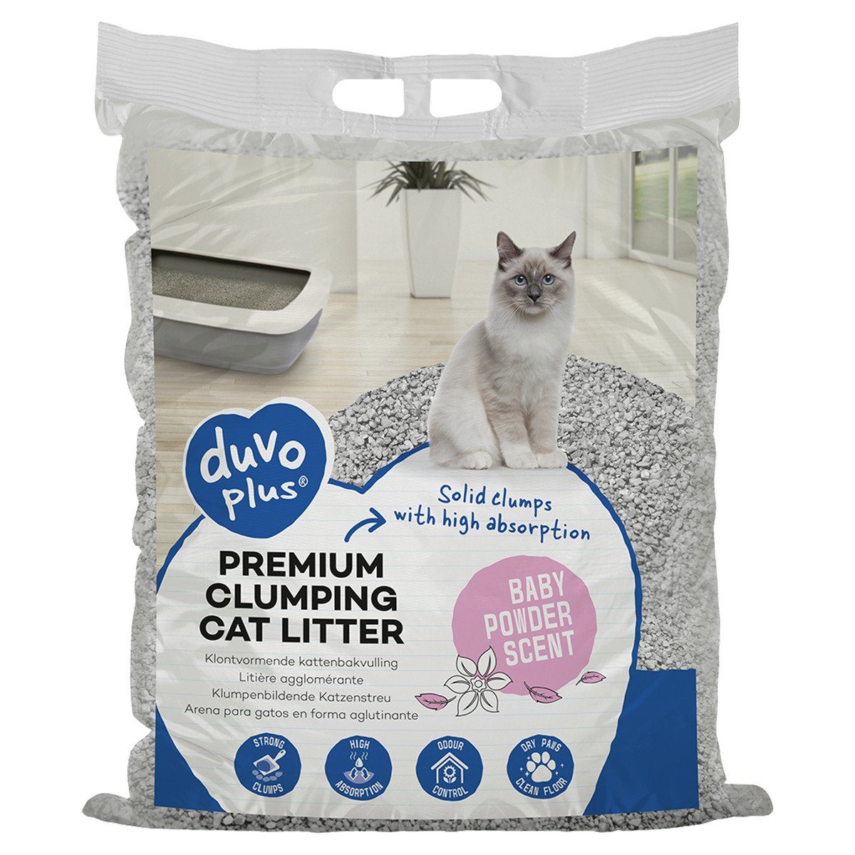 Katzenstreu Katzenstreu Premium Baby Powder Scent 12 kg