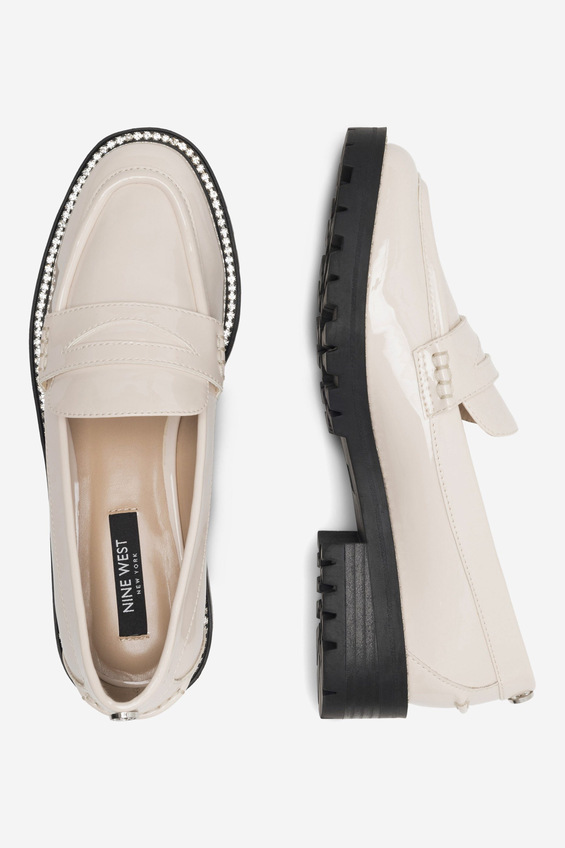 Nine West NINE WEST Damen Mokassin 39 weiß 5905588153115 Mokassin