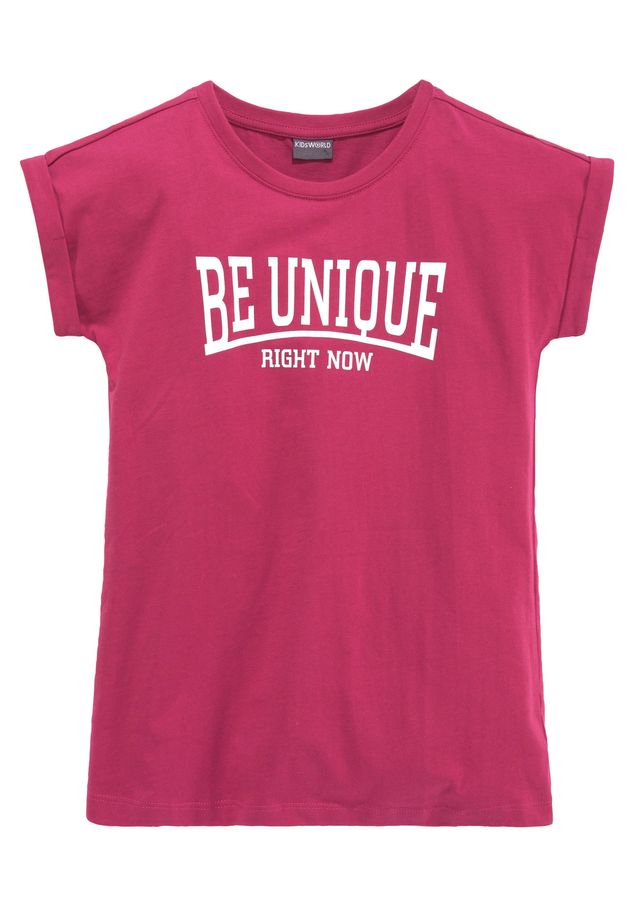 T-Shirt Be unique - right now