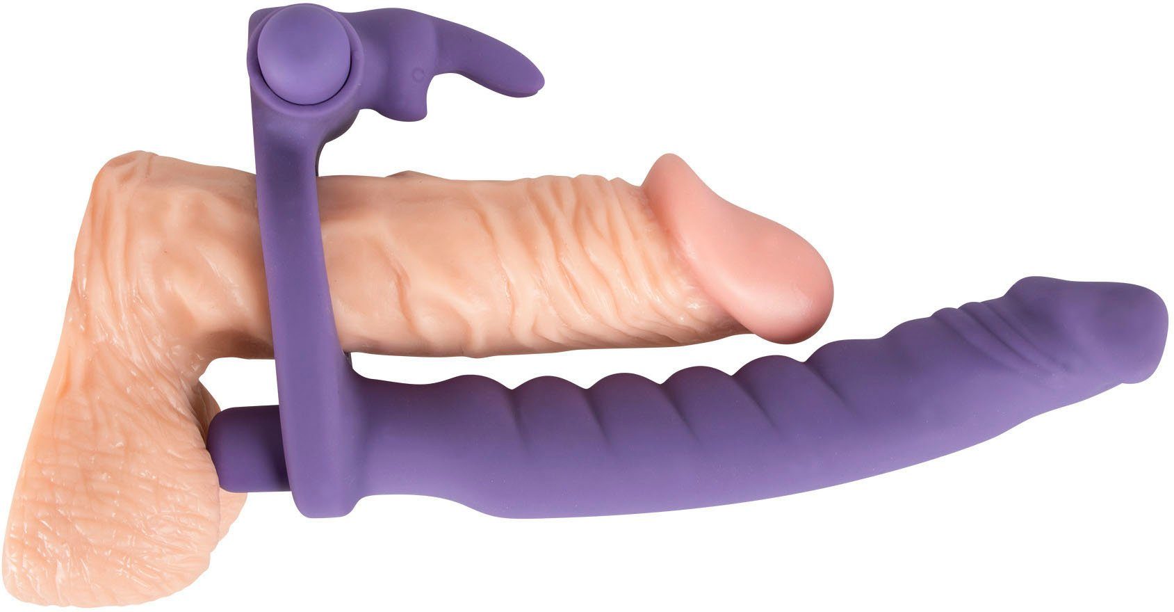 Delight Double Klitorisreizarm Vibro-Penisring mit You2Toys