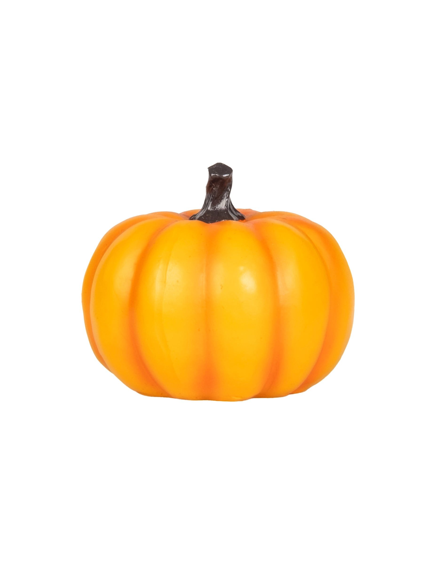 Kostüm Halloween-Kürbis aus Kunstharz 11 cm orange