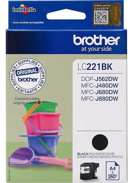 Brother LC-221BK Tintenpatrone (1-tlg)