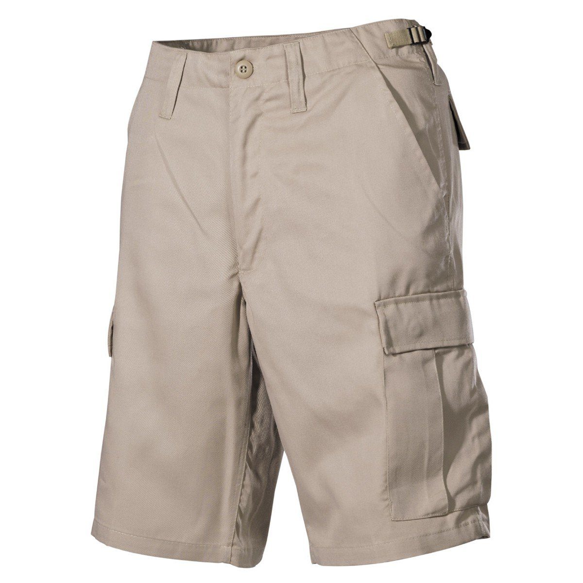 MFH Outdoorhose US Bermuda, BDU, khaki, mit Seitentaschen L