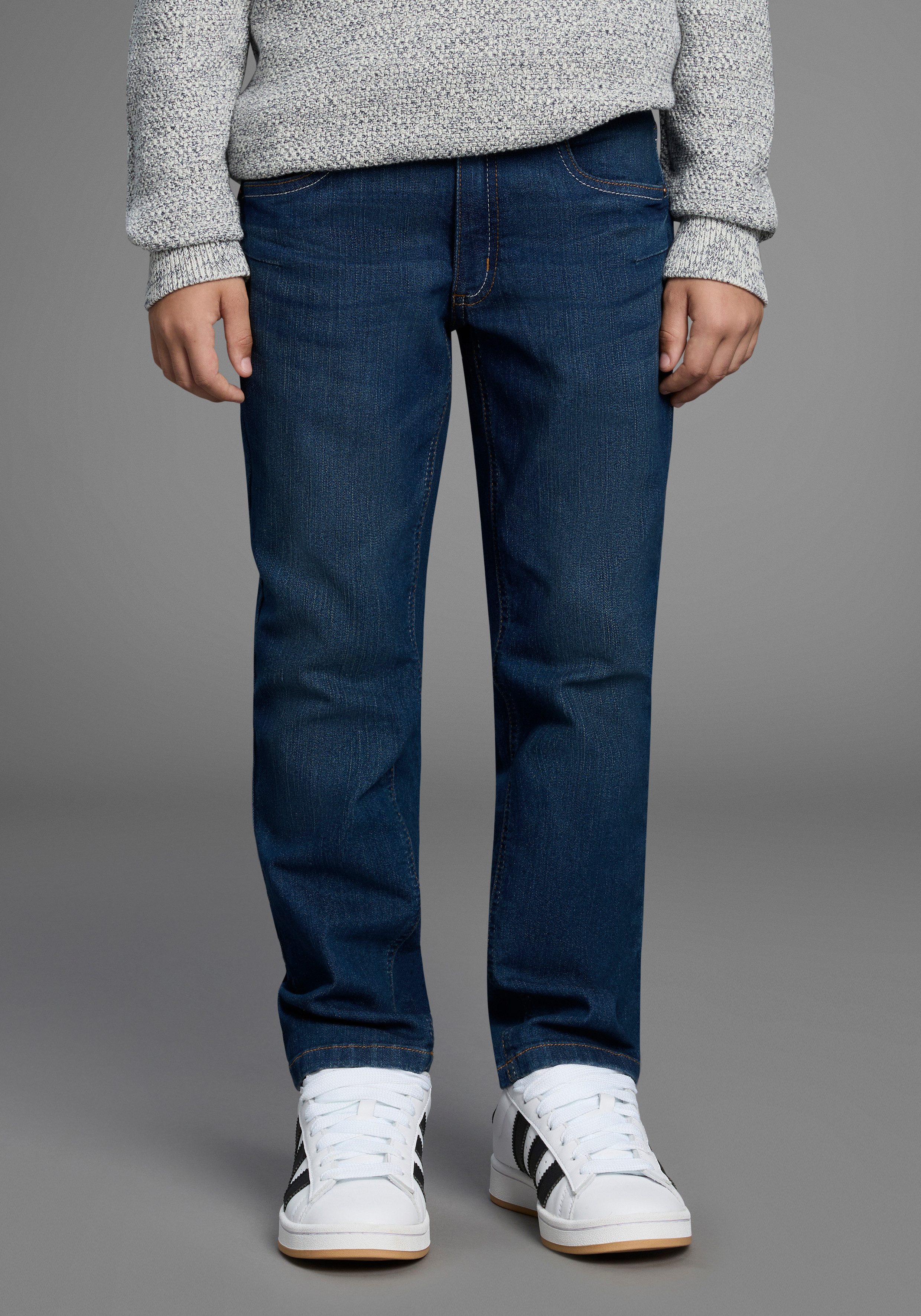 H.I.S Relax-fit-Jeans H.I.S Stretchjeans in gerader Form für Jungen Für TEENS. Gerade Jeans in authentischer Waschung