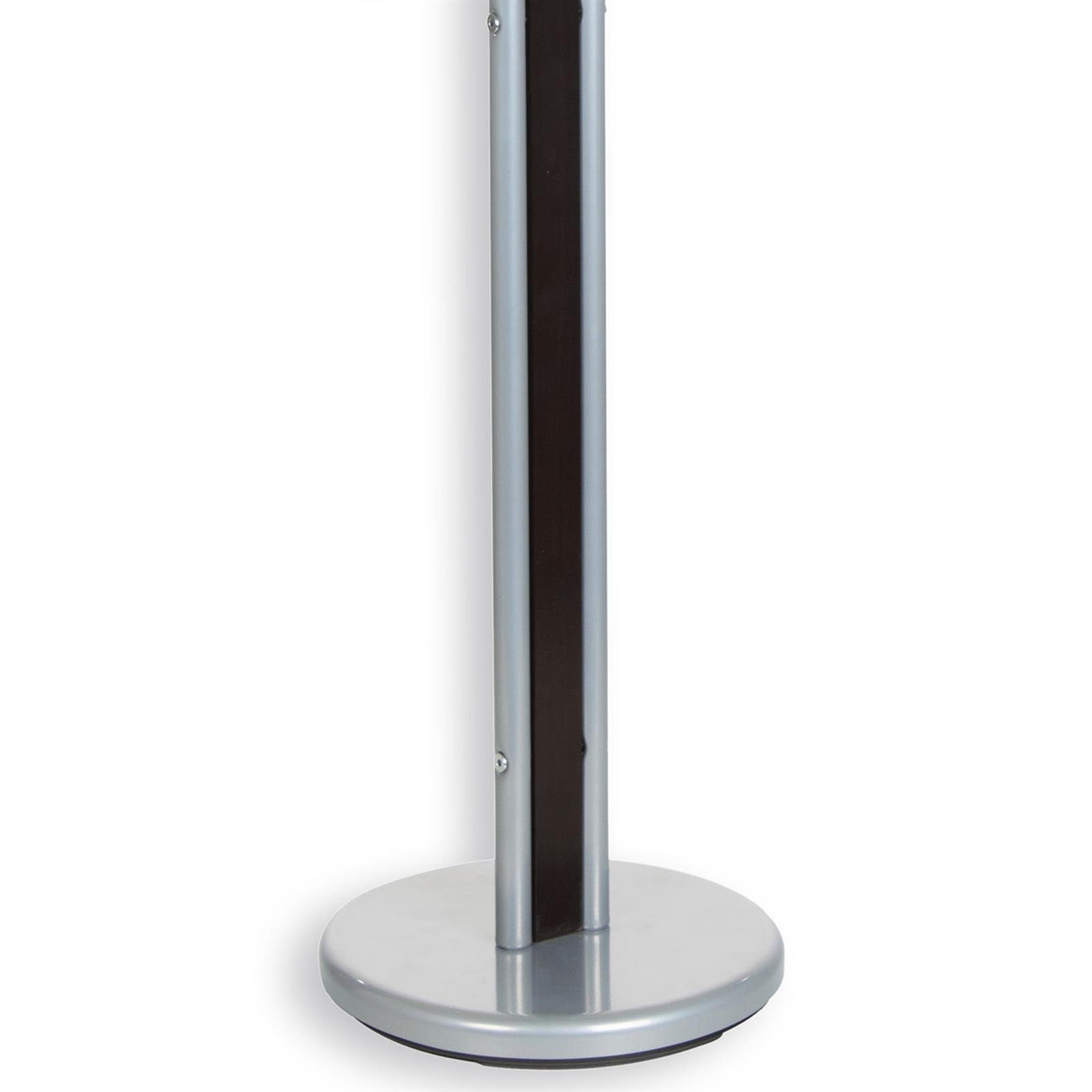 IDIMEX Herrendiener FABIO, Stummer Damen Diener mit Kleidebügel, Kleiderbutler Hosenbügel braun