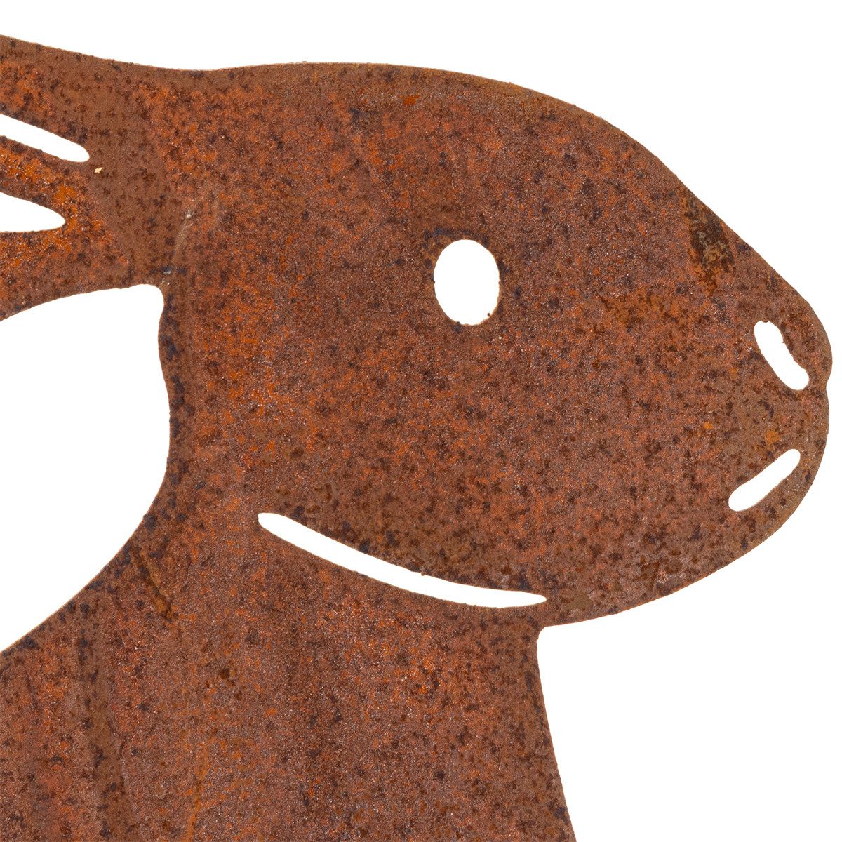 Florists Products Osterhase Osterdekoration Hase Gartenstecker Metall für Frühlingsdeko, 4 Stück