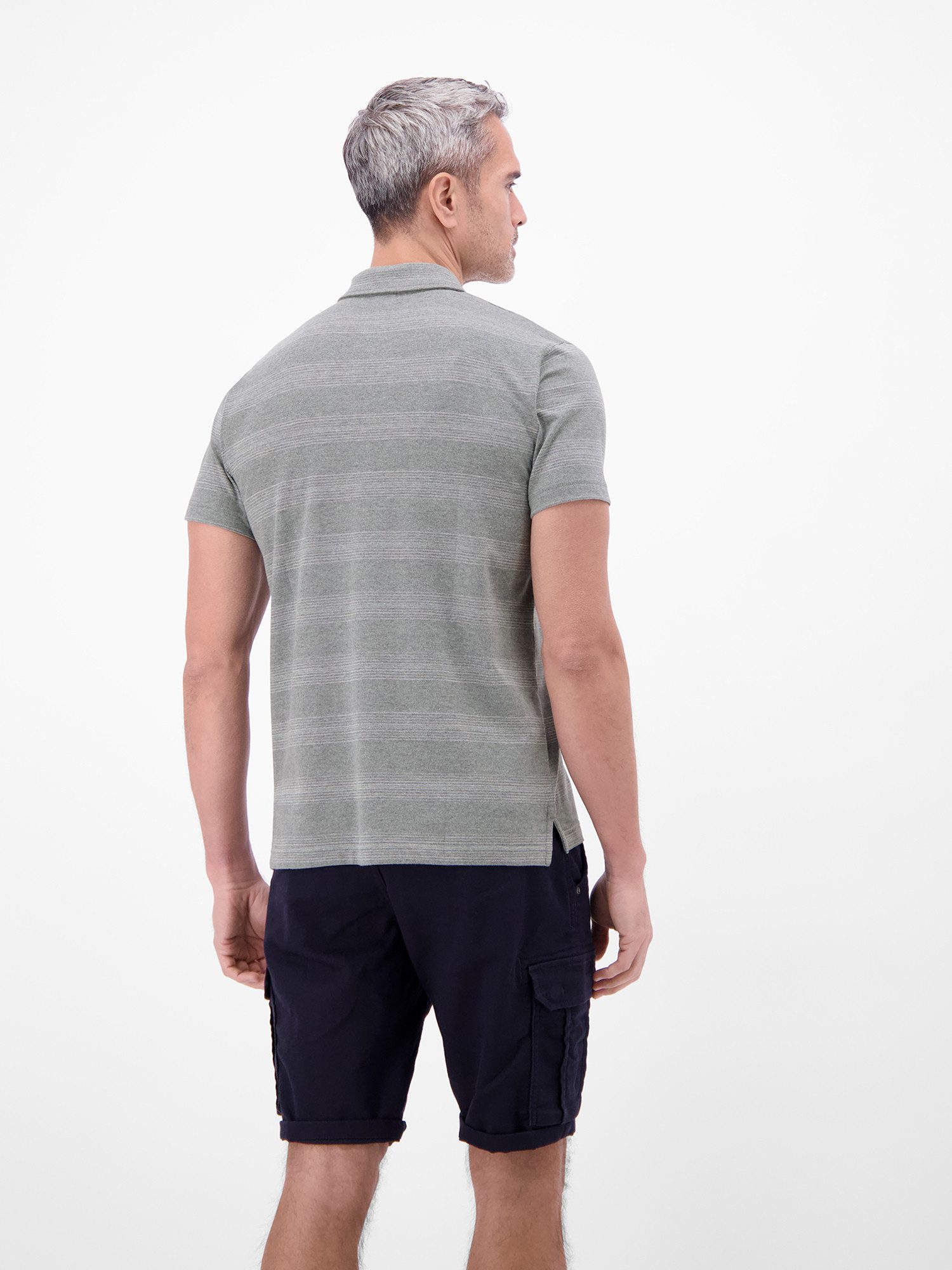 LERROS Poloshirt Poloshirt in feiner Piquéqualität mit frischer Streifenoptik