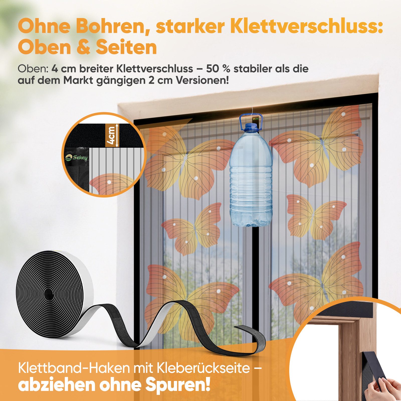 Sekey Insektenschutz-Tür Fliegengitter für Balkontür mit günstig online kaufen