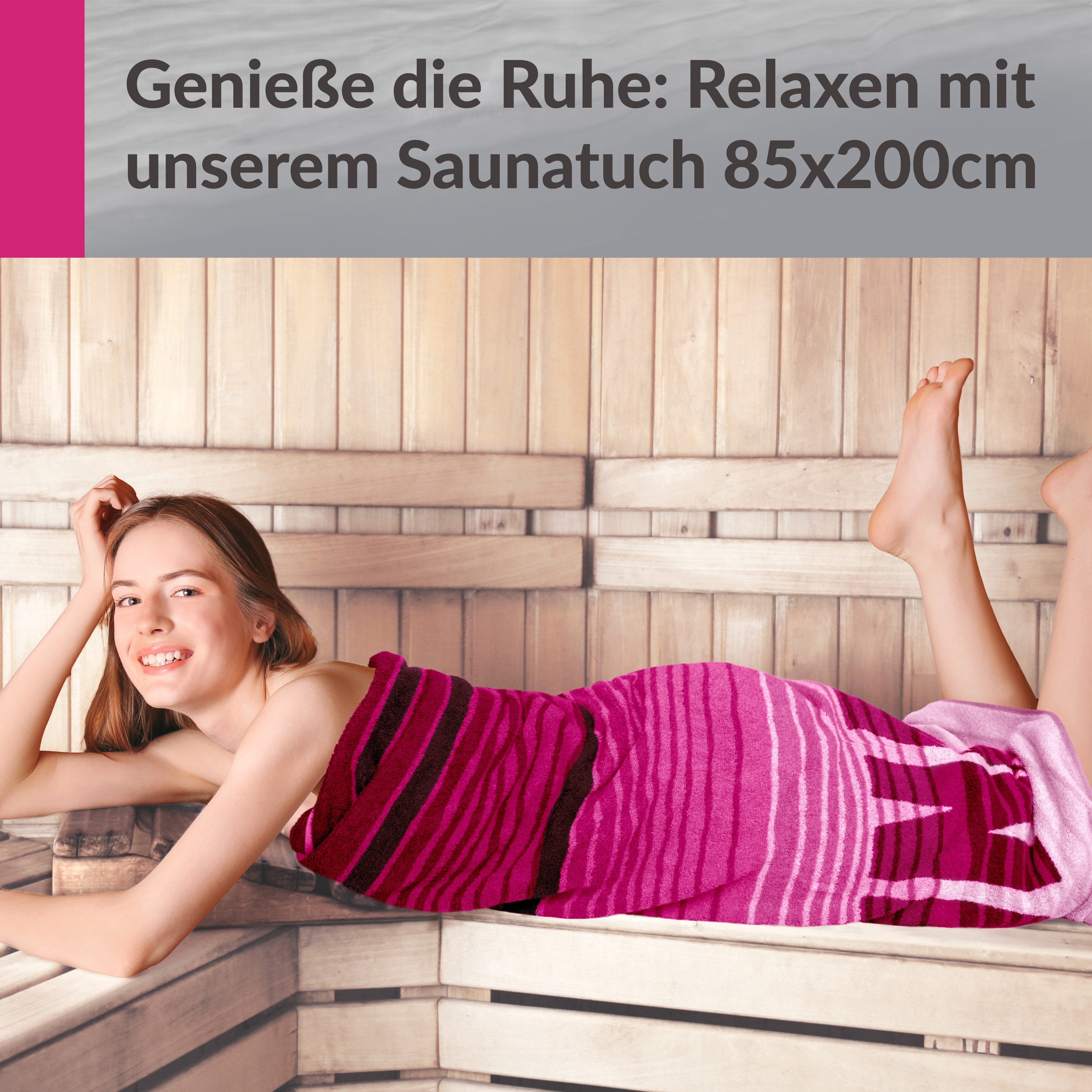 Lashuma Saunatuch Oslo, Frottee (1-St), Damen günstig online kaufen