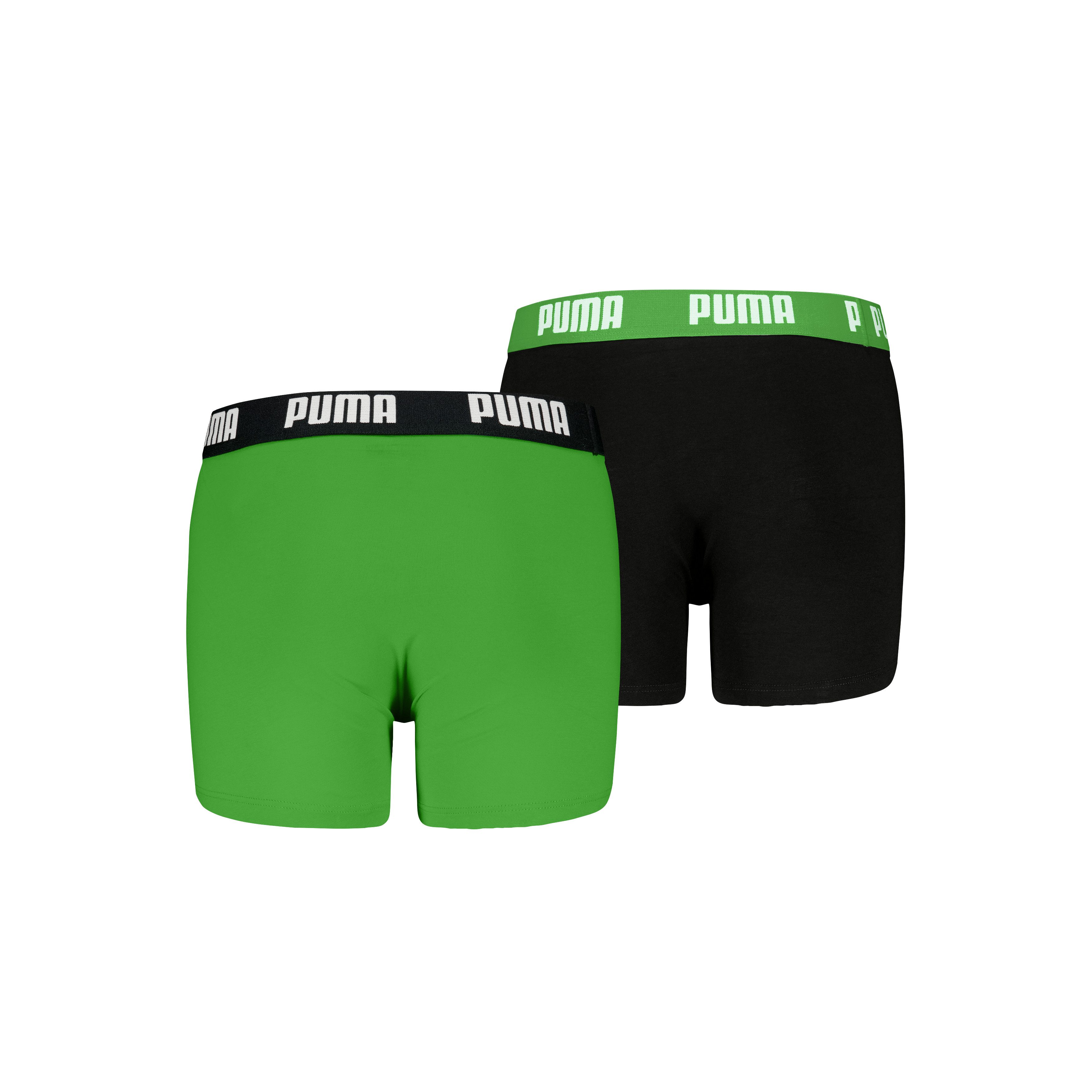 PUMA Boxershorts PUMA BOYS EVERYDAY BASIC BOXERS (2er Pack) Komfortabler Logobund, ohne Eingriff