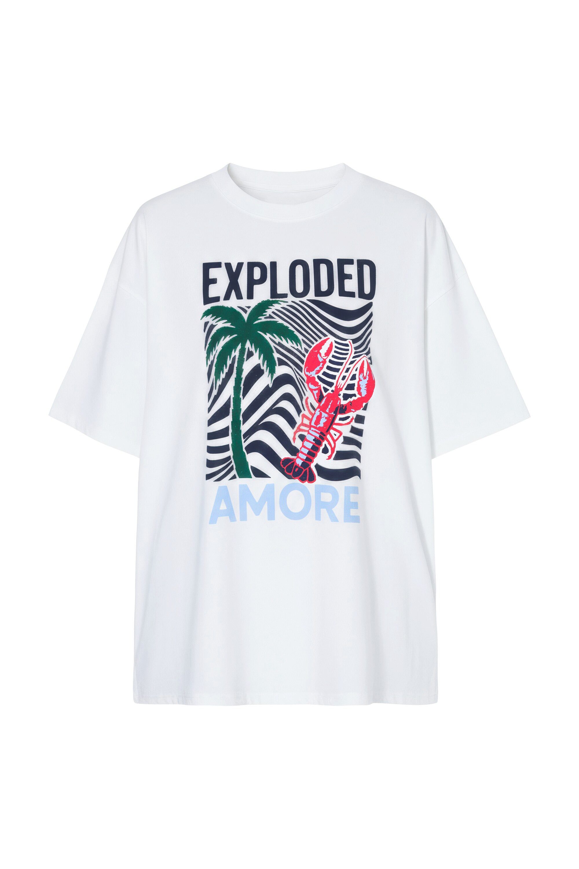 Studio Untold T-Shirt T-Shirt oversized moderner XL Print günstig online kaufen