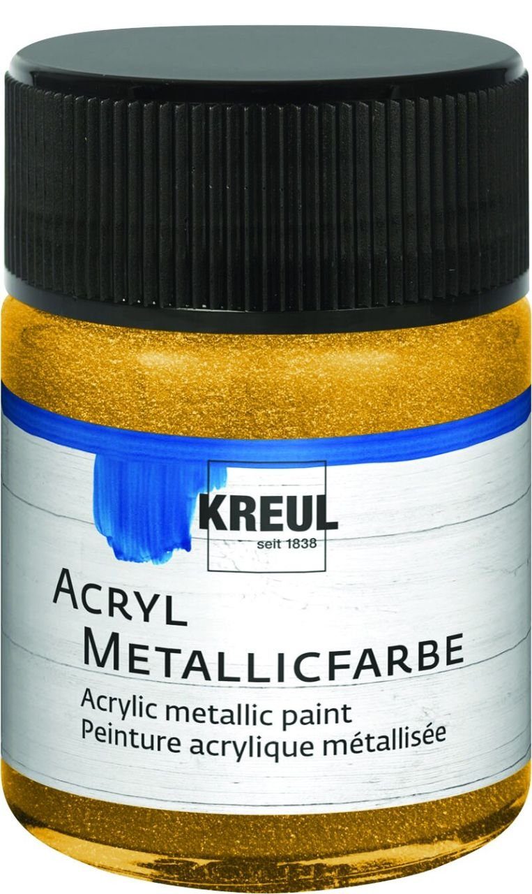 Kreul Künstlerstift Kreul Acryl Metallicfarbe gold 50 ml