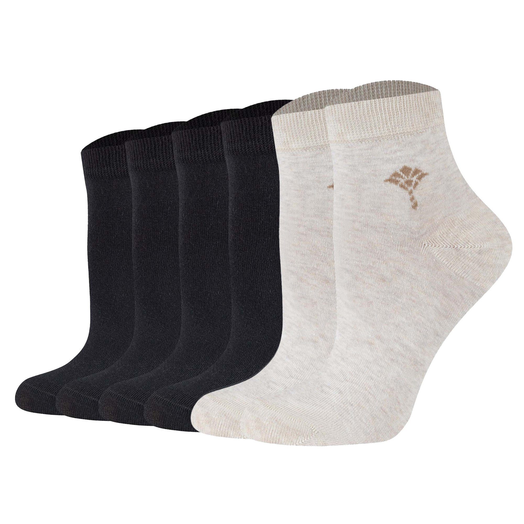 Sneakersocken Damen Socken 6er Pack Baumwolle