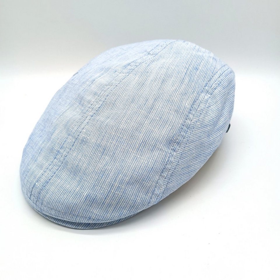 Göttmann Flat Cap Jackson Flatcap Leinen hellblau