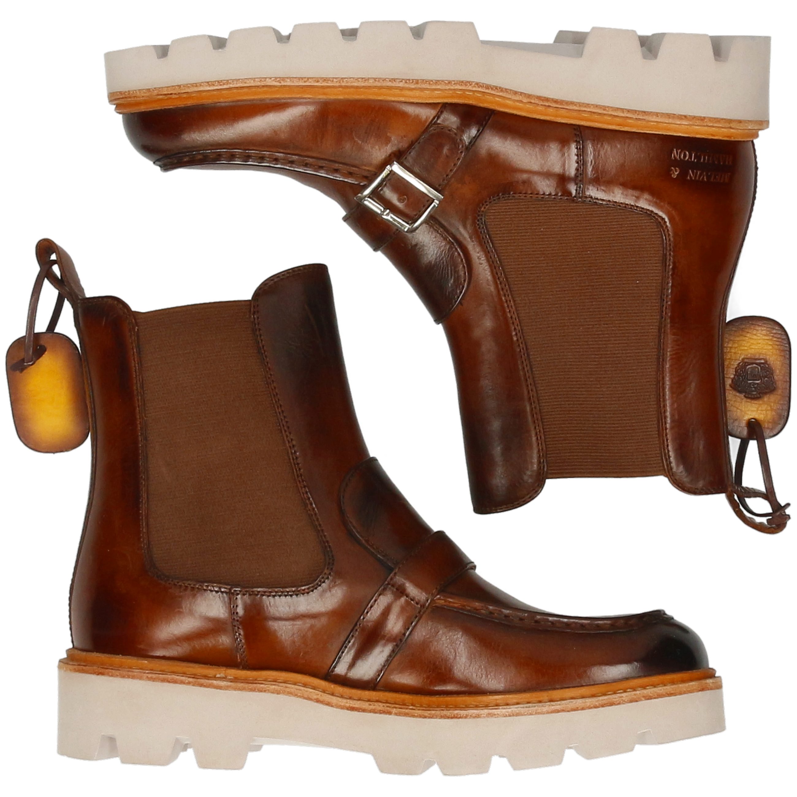 Stiefelette Wood 2 Elastic Brown Maria Loop & Melvin Hamilton