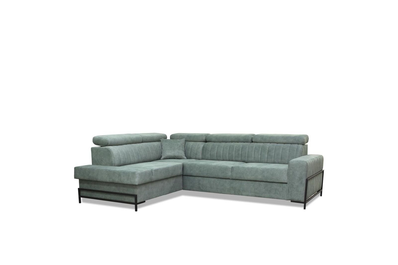 Luxus Textil Couch Ecke Sofa Stoff Modern Design Wohnzimmer L-Form JVmoebel Ecksofa,