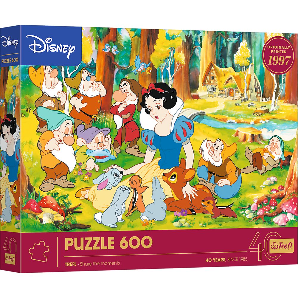 Trefl Puzzle Trefl, Disney Snow White, 600 Teile Puzzle - Jubiläumsausgabe, 600 Puzzleteile von Trefl