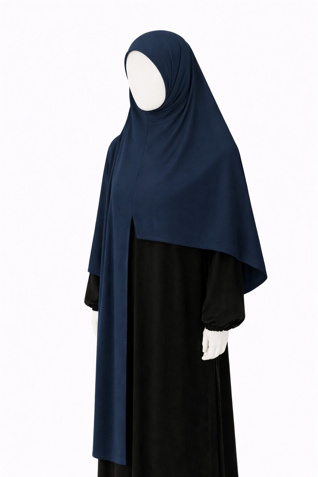 Aymasal Kopftuch Easy Jersey Hijab to-go Kopftuch Schal Tuch Islam Extra lang 180x70, (Einzelstück, 1-St. Einzelartikel), Easy Hijab mit Frontnaht aus Viskose Stretch Komfort