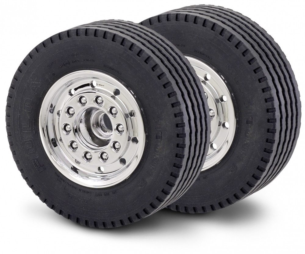 CARSON Carson Truck Vorderachsfelge breit chrom RC-Ladegerät