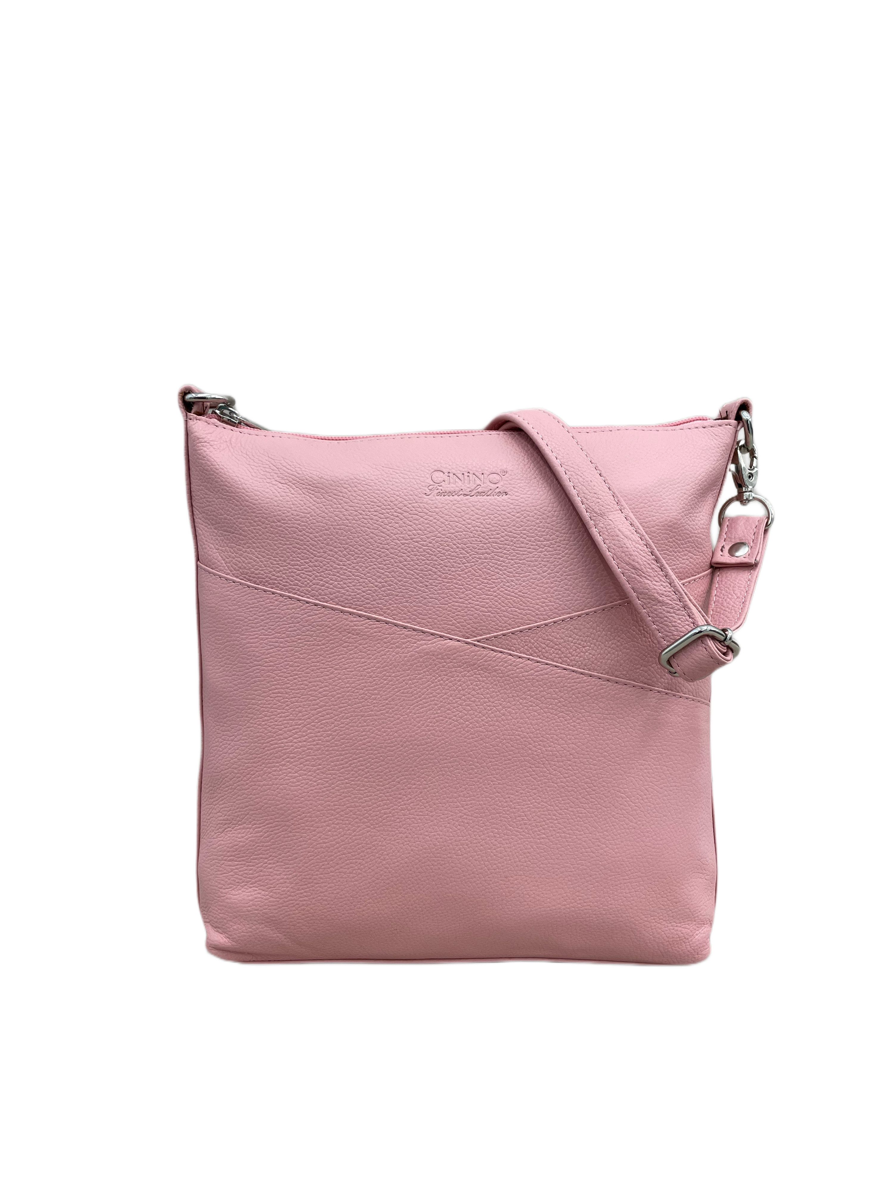 Cinino Handtasche C7024, Umhängetasche Ledertasche