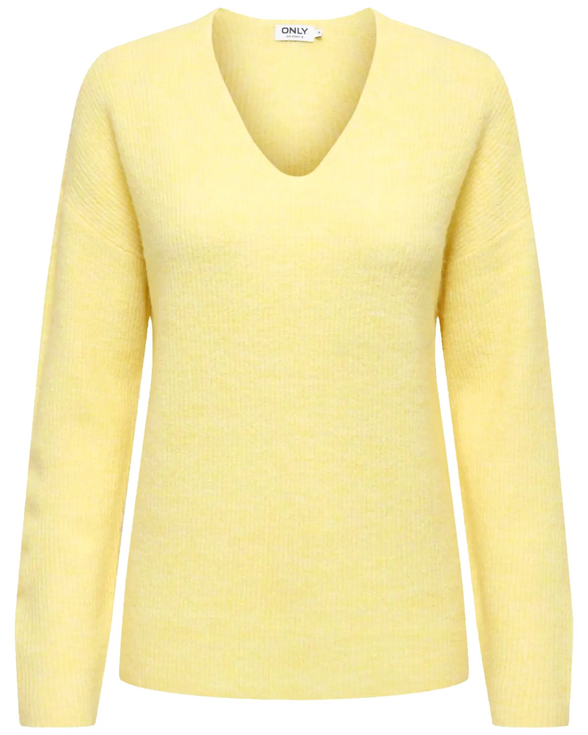 ONLY V-Ausschnitt-Pullover Weicher Strickpullover mit V-Ausschnitt günstig online kaufen