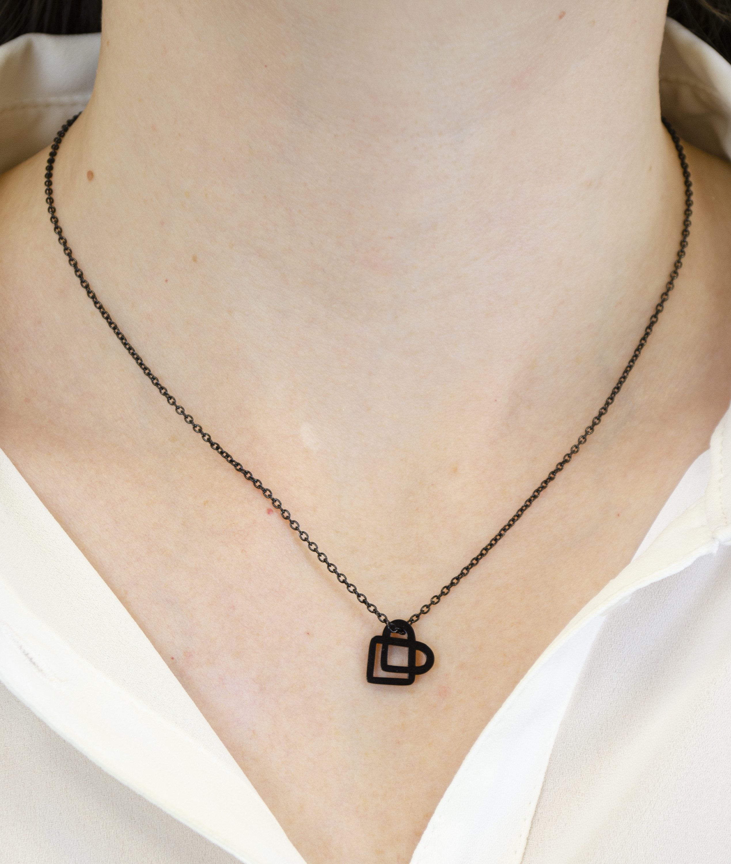 Liebeskind Berlin Kette mit Anhänger Keep Loving Edelstahl – Bild 3 von 3