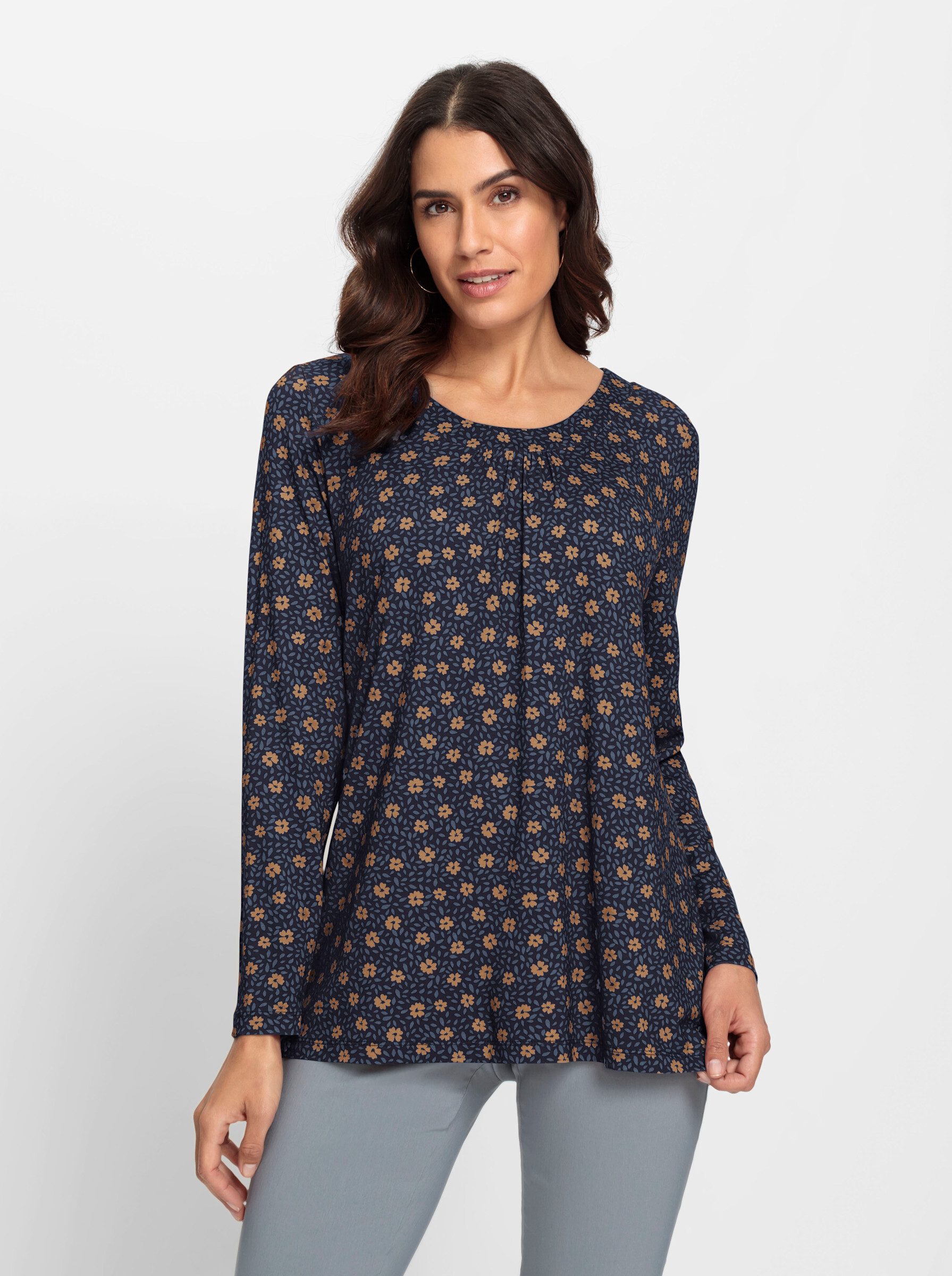 T-Shirt Tunikashirt Langarm