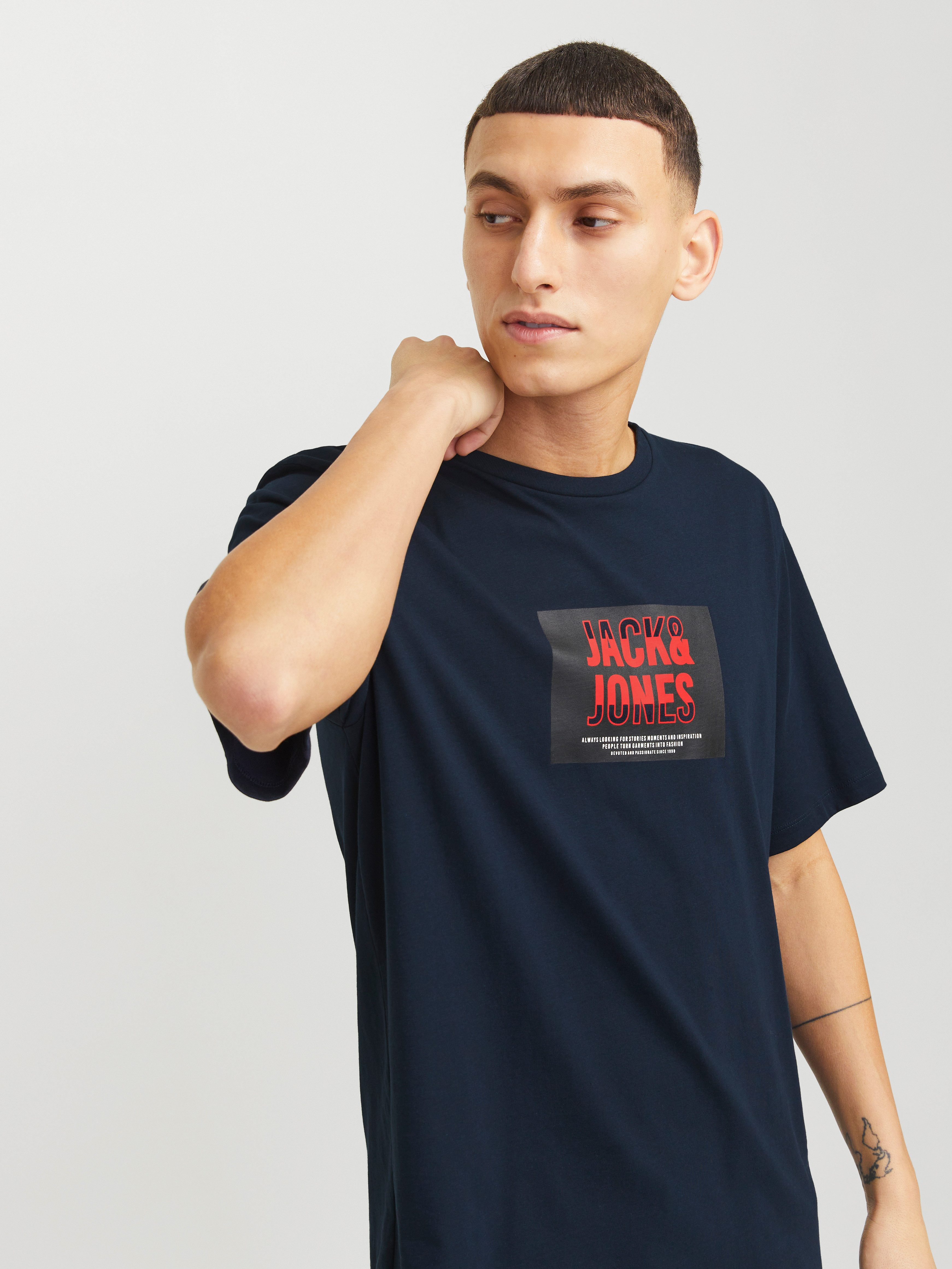 Jack & Jones Print-Shirt JJHUDSON TEE günstig online kaufen