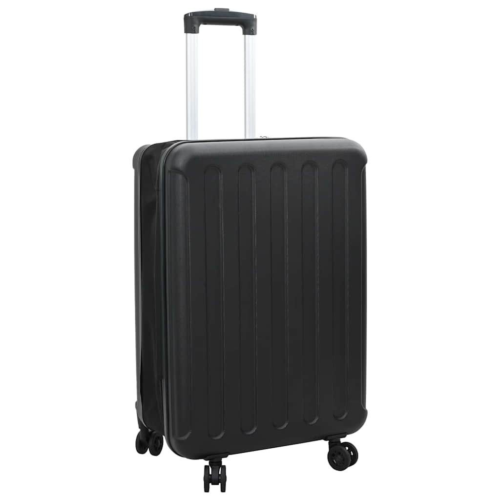 vidaXL Trolley Koffer mit Schloss Schwarz 34 x 23 x 55,5 cm ABS Kunststoff