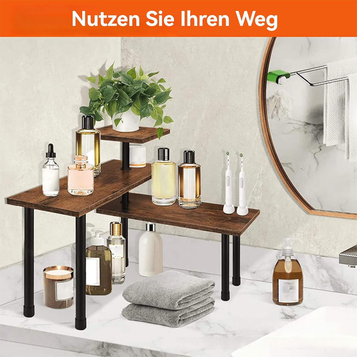 SURFOU Küchenregal Küchen Organizer Küchenregal Eckregal günstig online kaufen