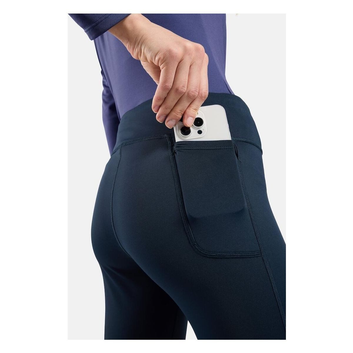 Odlo Outdoorhose Essential Warm Hochfunktionelle Damenlaufbekleidung mit ausgezeichneter