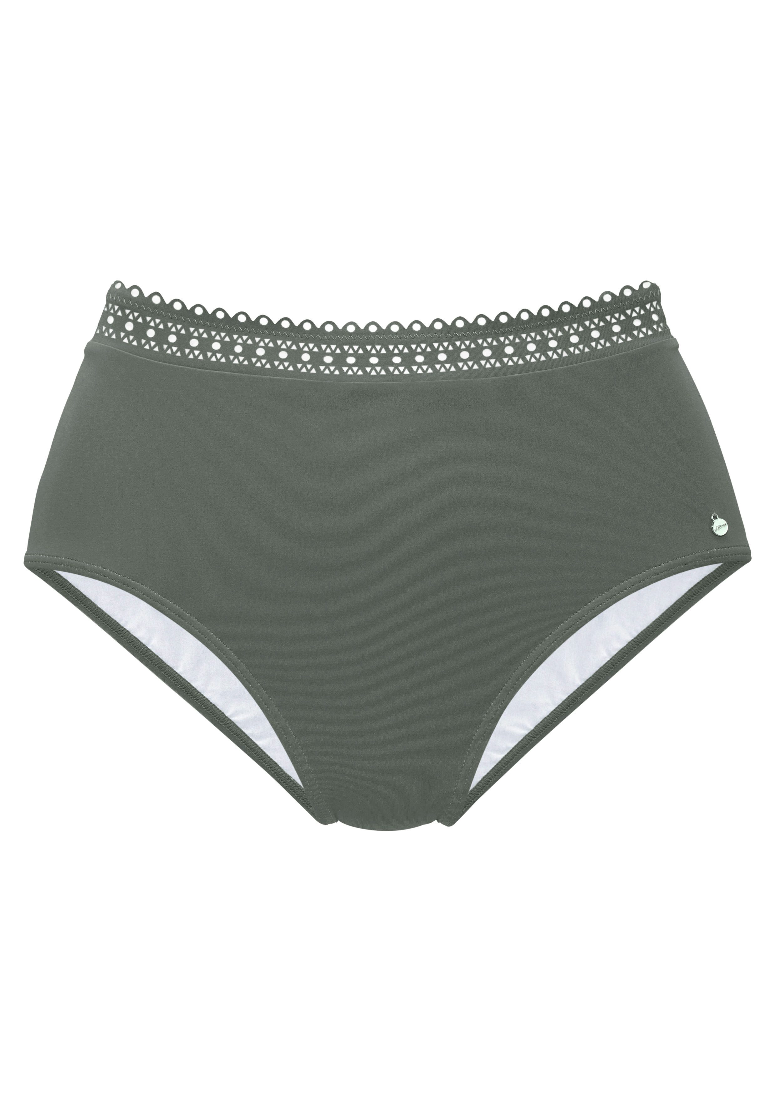 s.Oliver Bikini-Hose Aiko mit Häkeloptik günstig online kaufen