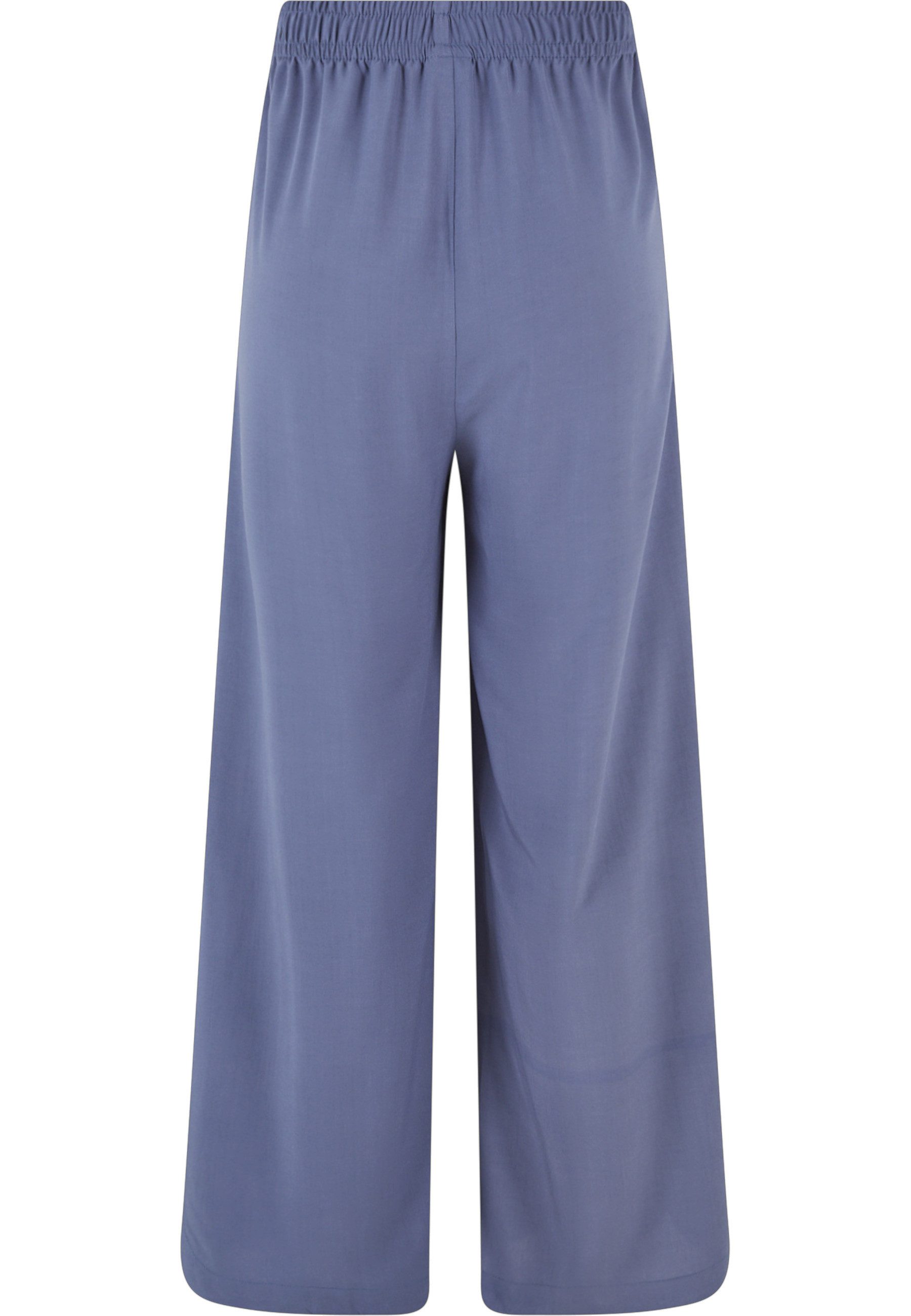 URBAN CLASSICS Stoffhose Urban Classics Damen Ladies Wide Leg Viscose Pants (1-tlg)