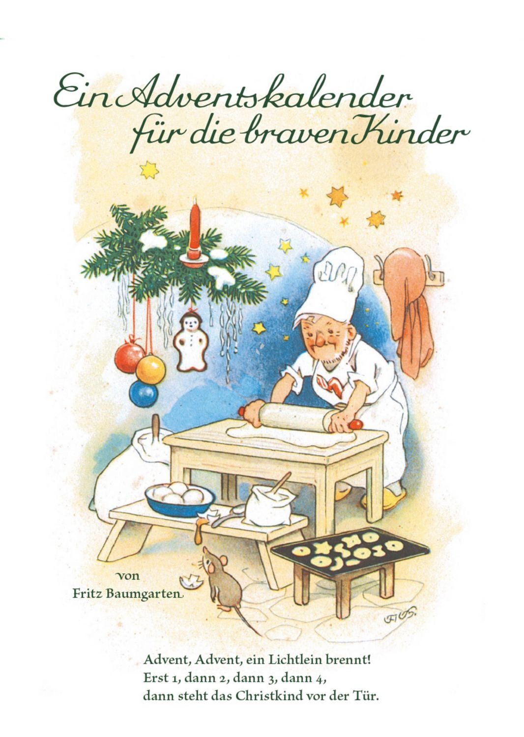 Korsch Verlag Abreißkalender Advents-Abreißkalender "Für die braven Kinder" Abreißkalender
