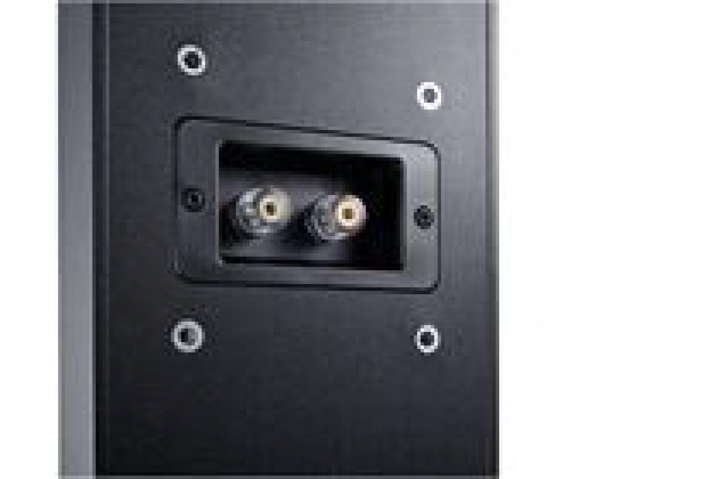 CANTON Atelier OnWall 5 schwarz seidenmatt Einbaulautsprecher (Keiner, 70.0 W, Flaches Design, Aluminium-Titan Treiber, Wave-Linse, Hidden Connection)