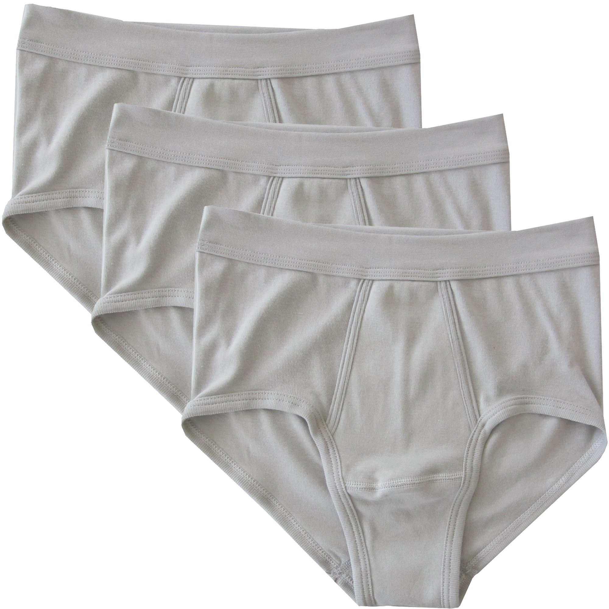 HERMKO Slip 3240 (Pack, 3er) 100 % Bio-Baumwolle mit Eingriff Weichbund hergestellt in EU basic