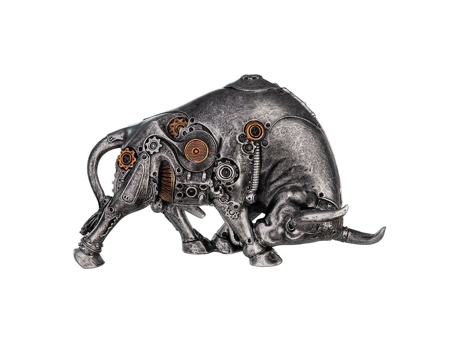 Brillibrum Dekofigur Zahnrad Design Steampunk Skulptur günstig online kaufen