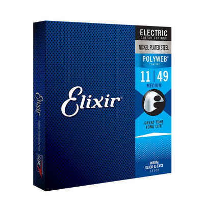 Elixir Saiten, 12100 Polyweb Electric 11-49 - E-Gitarrensaiten