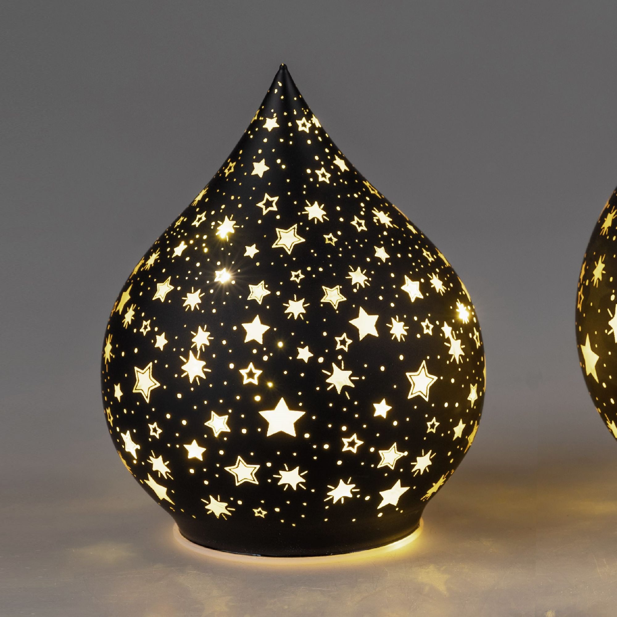 formano Dekofigur Festival, Mit Timerfunktion, Schwarz, Motiv: Sterne günstig online kaufen