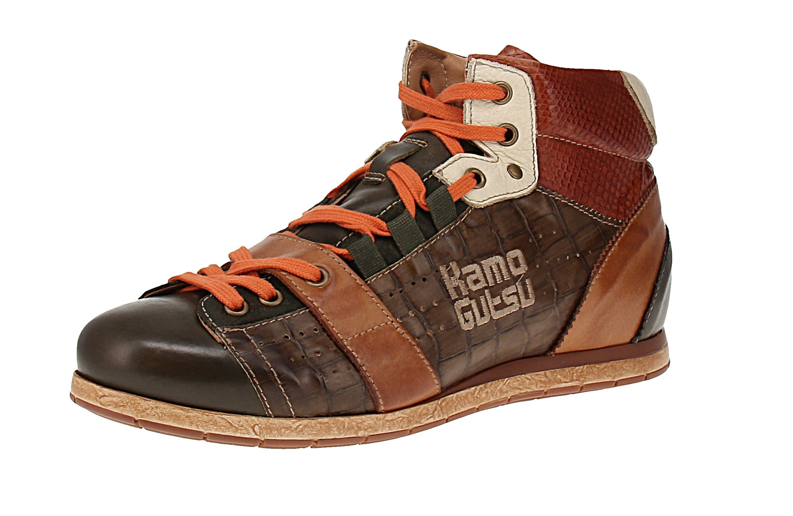 Kamo-Gutsu Kamo-Gutsu Tifo-108 - Herren Schuhe Sneaker - Caffe-Pitone-Bosco Sneaker