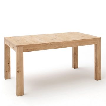 Lomadox Esstisch SAMARA-05, Esszimmer Massivholz-Tisch aus Asteiche Bianco massiv - : 160/77/90cm