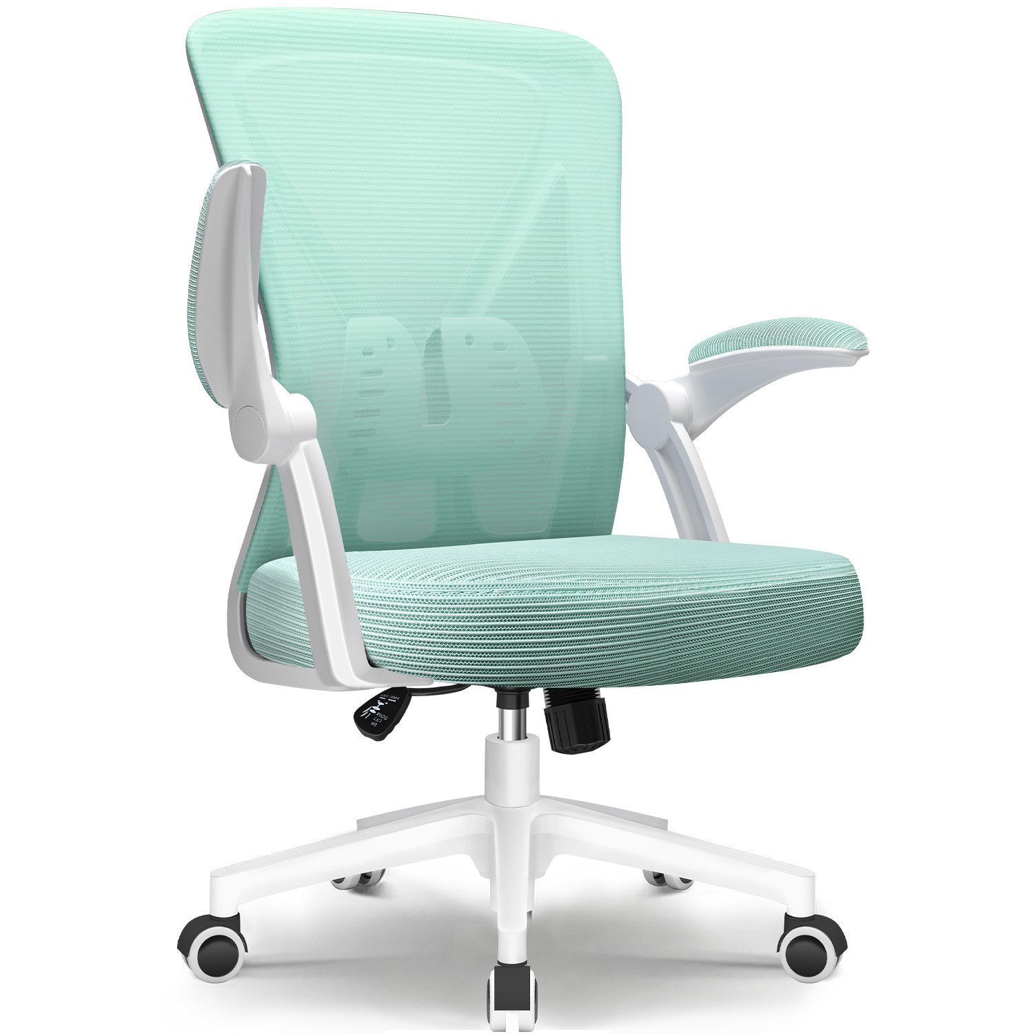 Adormii Bürostuhl Bürostuhl mit klappbaren Armlehnen,Ergonomischer Bürostuh günstig online kaufen