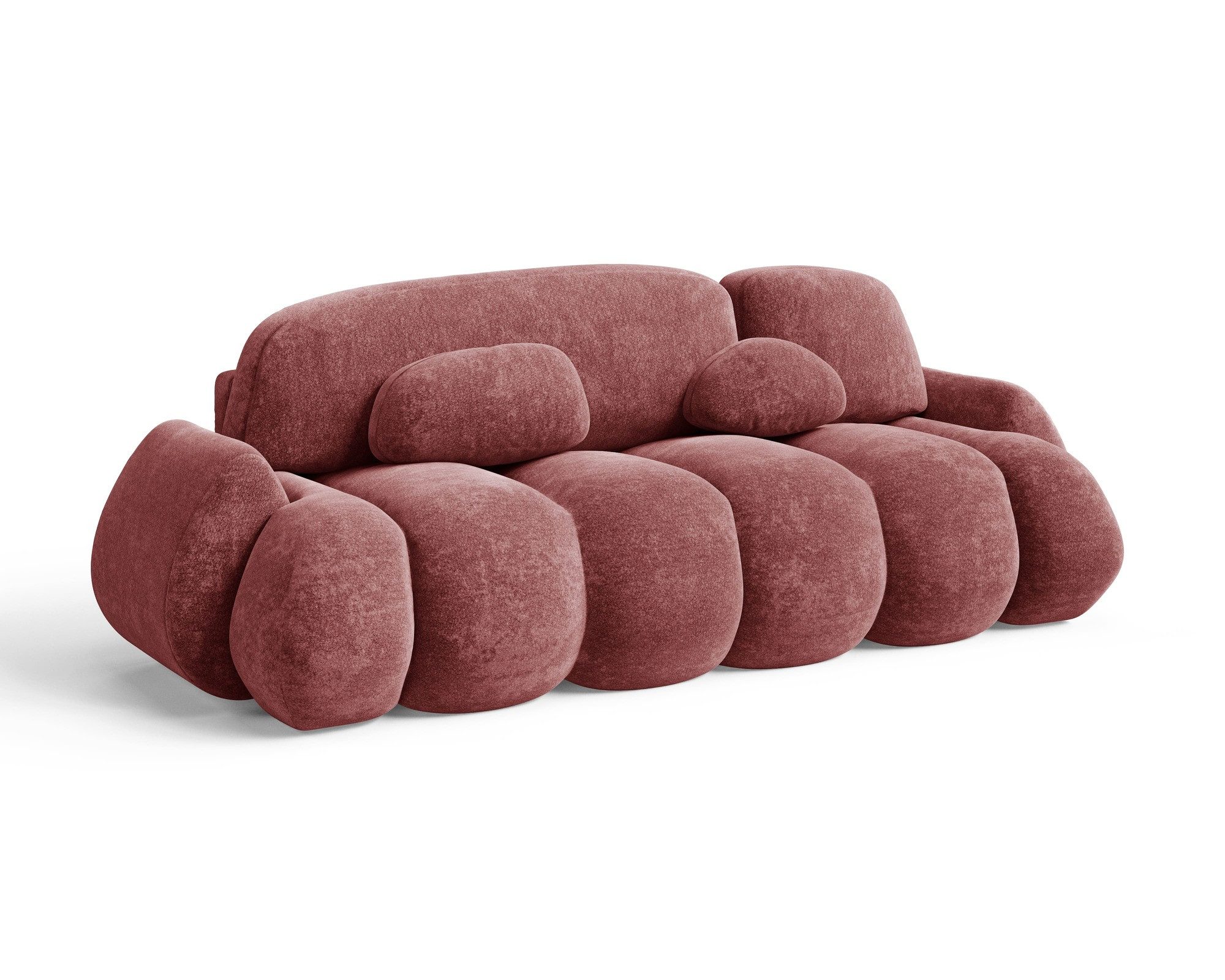 MOEBLO Schlafsofa STONE, Design Schlafsofa mit Schlaffunktion - modernes Sofa mit Bettkasten, frei stellbar, inklusive Kissen, Couch Polstermöbel Sitzmöbel Wohnzimmermöbel 3-Sitzer-Sofa Stoffsofa, (BxHxT): 270 x 103 x 113 cm